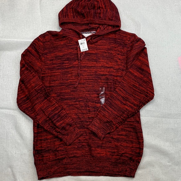 Sun + Stone Other - Sun + Stone Men's Solid Marled Hooded Sweater Size XL